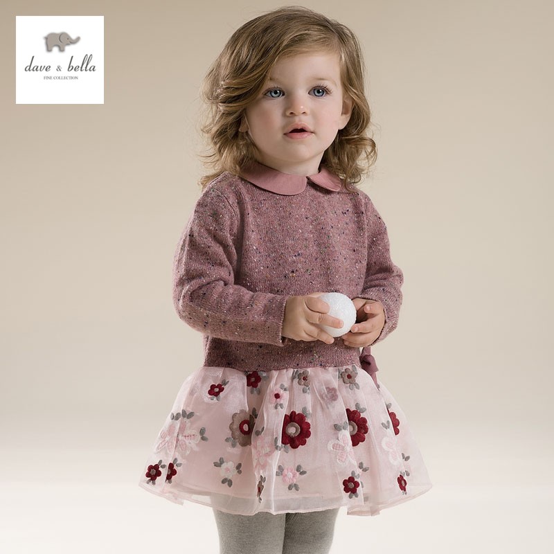 Db2731 Dave Bella Autumn Princess Dress Toddler Cute Dress